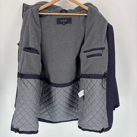 Lands' End Parka Jacket Winter Coat Womens 2X 20W 22W Hooded Fleece Quilt Lined - Picture 5 of 9